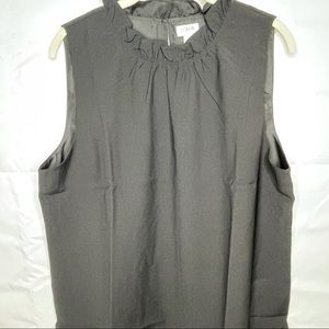 J. Crew black formal tank top